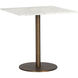 Enco White / Antique Gold Bistro Table